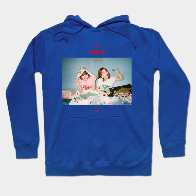 Bolbbalgan4 (BOL4) "Red Diary" Page 2 Hoodie by iKPOPSTORE